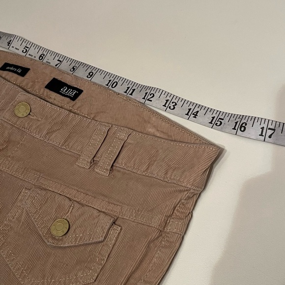 a.n.a. A New Approach Modern Fit Low Rise Women's Size 8 Chords Pants - Picture 7 of 8